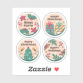 Christmas festive label collection (Vel)