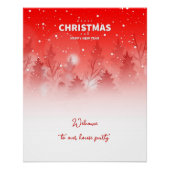 Christmas Festive  Perfect Poster (Voorkant)