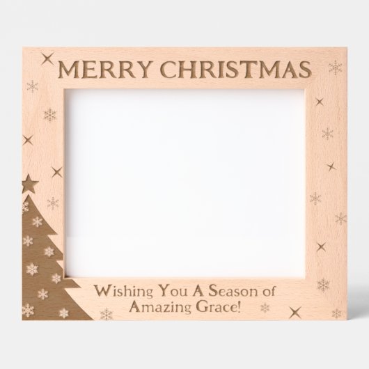 Christmas Festive Season Personalized Gifts Laser Gegraveerde Lijstjes (Voorkant)