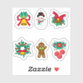Christmas festive sticker collection (Vel)