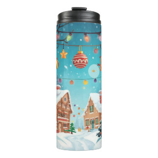 Christmas Festive Thermal Tumbler Thermosbeker