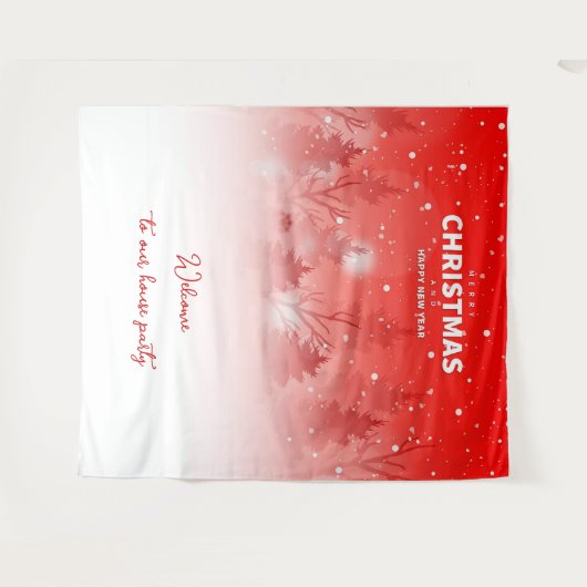 Christmas Festive  Wandkleed (Voorkant (horizontaal))