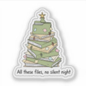 Christmas Files Tree Sticker (Voorkant)