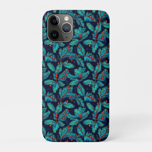 Christmas Fir Branch Pattern-82397 Case-Mate iPhone Case (Achterkant)