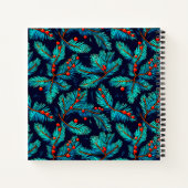 Christmas Fir Branch Pattern-82397 Notitieboek (Achterkant)