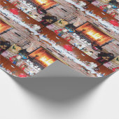 CHRISTMAS FIREPLACE CADEAUPAPIER (Hoek)