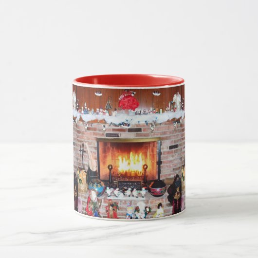 CHRISTMAS FIREPLACE MOK (Midden)
