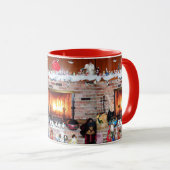CHRISTMAS FIREPLACE MOK (Voorkant rechts)