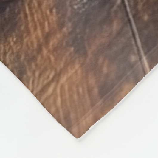 Christmas Fireplace Pinecones Red Candles   Fleece Deken (Hoek)