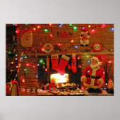 CHRISTMAS FIREPLACE POSTER (Voorkant)