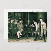 Christmas Fishing Card Feestdagenkaart (Voorkant / Achterkant)