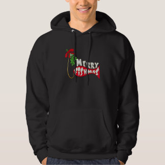 Christmas Fishing  Merry Fishmas X Mas Fisher Hoodie