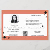 Christmas Fitness Cadeaubon Promotie Flyer (Achterkant)