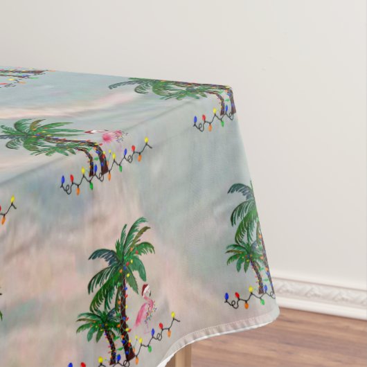 Christmas flamigos tropical Holiday table Tafelkleed (Voorbeeld)