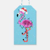 Christmas Flamingo Cadeaulabel (Voorkant)