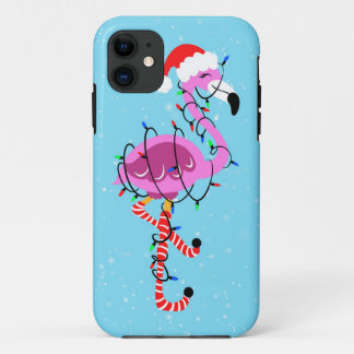Christmas Flamingo Case-Mate iPhone Case