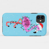 Christmas Flamingo Case-Mate iPhone Case (Achterkant (horizontaal))