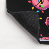 Christmas Flamingo Lover Santa Xmas Women Men Kids Muismat (Hoek)