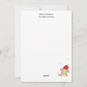  Christmas Flat Holiday Card Feestdagenkaart (Achterkant)