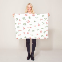 Christmas Fleece Blanket – Cozy Holiday Throw Deken