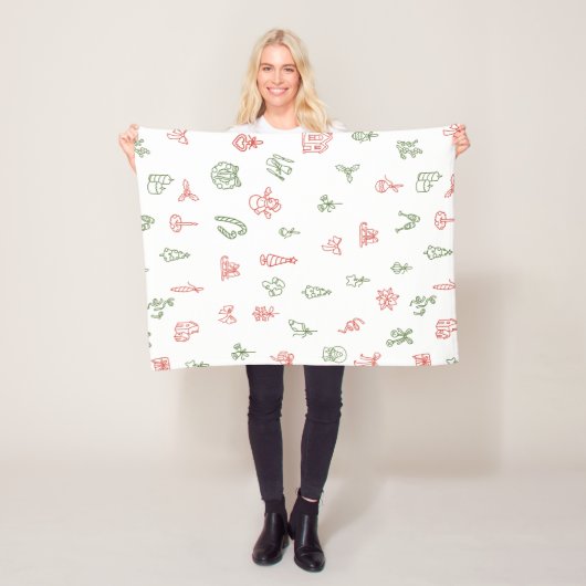Christmas Fleece Blanket – Cozy Holiday Throw Deken (In situ)