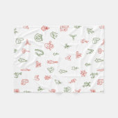 Christmas Fleece Blanket – Cozy Holiday Throw Deken (Voorkant (Horizontaal))