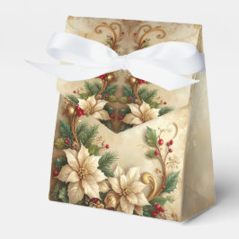 Christmas Floral Holiday Gift Box Bedankdoosjes