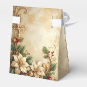 Christmas Floral Holiday Gift Box Bedankdoosjes (Achterkant)