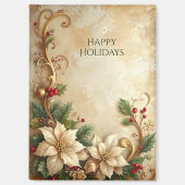 Christmas Floral Holiday Magnet (Voorkant)