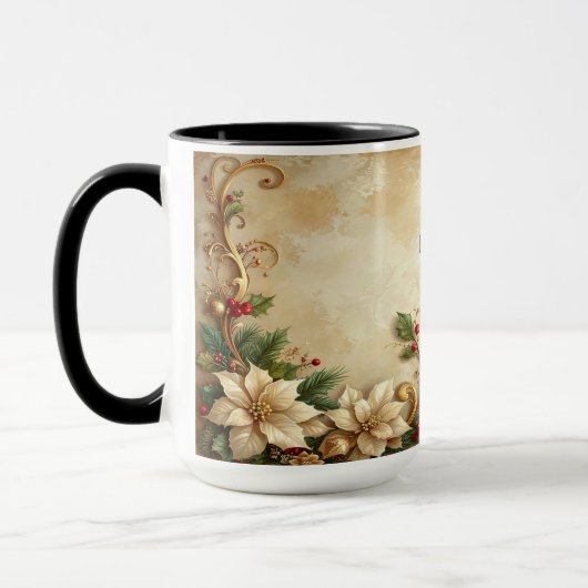 Christmas Floral Holiday Mug Mok (Links)