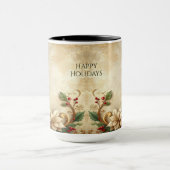 Christmas Floral Holiday Mug Mok (Midden)