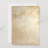 Christmas Floral Holiday Party Invitation Kaart (Achterkant)