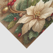 Christmas Floral Holiday Tissue Paper Tissuepapier (Detail)