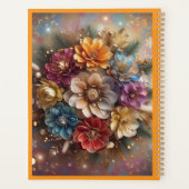 "Christmas Floral Sparkle" Planner (Achterkant)