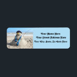 Christmas! Florida Snowman Adresetiketten Etiket<br><div class="desc">We krijgen misschien geen sneeuw in Florida - maar we weten hoe we moeten feesten! Onze Snowman houdt van het strand en smelt niet.</div>