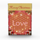 Christmas flower of life gift love fotoblokken (Voorkant)
