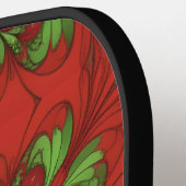 Christmas Flower Pickleball Paddle (Links Detail)