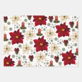 Christmas flowers inpakpapier vel (Voorkant 2)