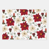 Christmas flowers inpakpapier vel (Voorkant)