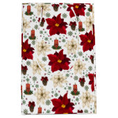 Christmas flowers medium cadeauzakje (Voorkant)