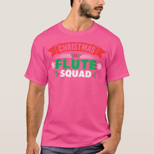 Christmas Flute Squad T-shirt (Voorkant)