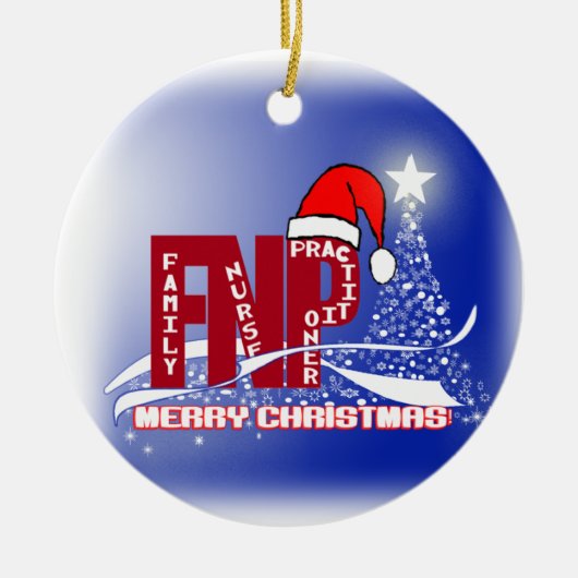 CHRISTMAS FNP ORNAMENT FAMILY NURSE PRACTITIONER (Voorkant)