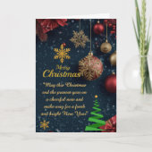 Christmas Folded Greeting Card Kaart (Voorkant)