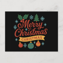 Christmas Folded Holiday Kaart