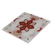 Christmas Folk Nordic Art Tegeltje (Zijkant)