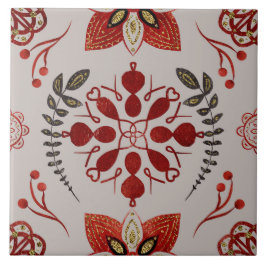 Christmas Folk Nordic Art Tegeltje