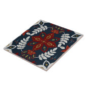 Christmas Folk Nordic Art Tegeltje (Zijkant)