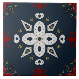 Christmas Folk Nordic Art Tegeltje