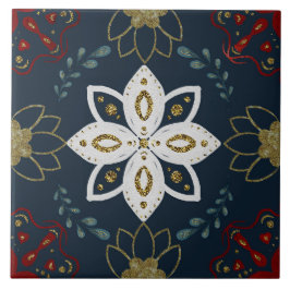 Christmas Folk Nordic Art Tegeltje