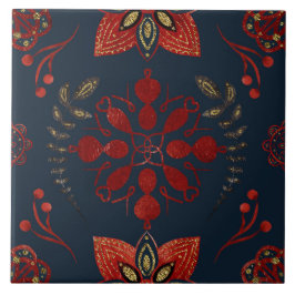 Christmas Folk Nordic Art Tegeltje